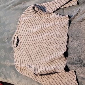 Balenciaga 2017 edition crop sweater this is an xs but it's like a medium fit